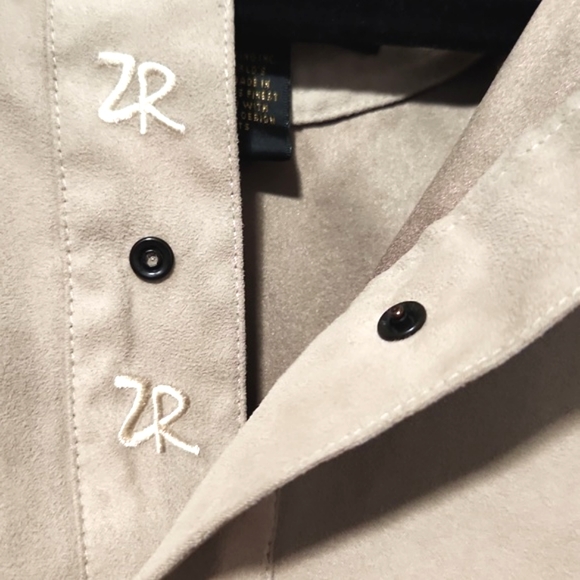 Zero Restriction Golf Outerwear Tan Microsuede Men's Pullover Vest Size Large - Picture 3 of 13